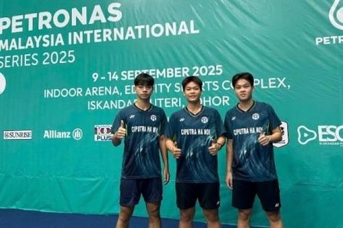 Cầu lông Ciputra Hanoi ghi dấu ấn tại giải quốc tế Malaysia
