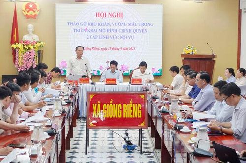 Tháo gỡ khó khăn trong triển khai mô hình chính quyền 2 cấp