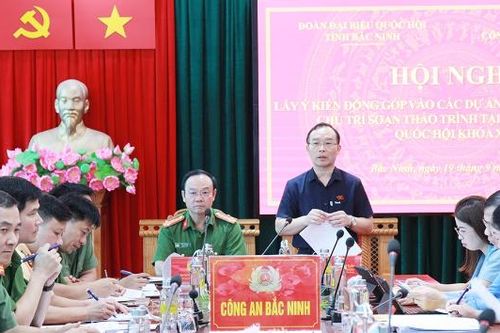 Công an tỉnh Bắc Ninh lấy ý kiến đóng góp vào 10 dự thảo Luật