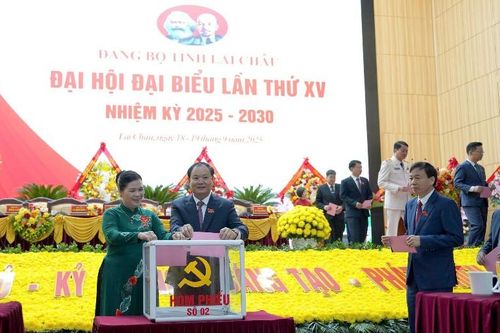 Diễn văn bế mạc Đại hội Đại biểu Đảng bộ tỉnh Lai Châu lần thứ XV, nhiệm kỳ 2025-2030