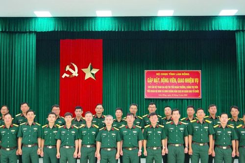 Bộ CHQS tỉnh Lâm Đồng có 16 cán bộ dự Hội thi tiểu đoàn trưởng, chính trị viên tiểu đoàn năm 2025