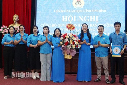 Công bố Quyết định thành lập Công đoàn phường Duy Tiên