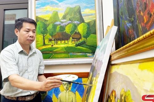 Giữ hồn cốt văn hóa dân tộc bằng nghệ thuật hội họa