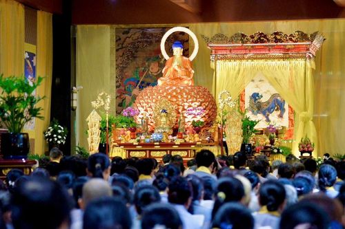 Lễ thượng phan, sái tịnh đàn tràng Pháp hội Địa Tạng tại chùa Huê Nghiêm (P.An Khánh, TP.HCM)