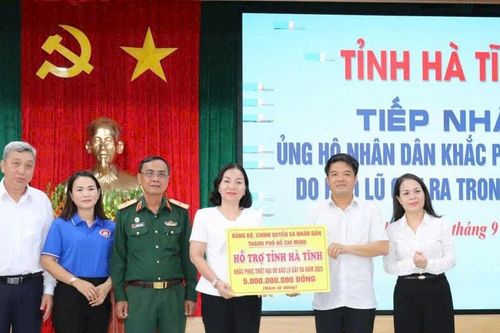 TP. Hồ Chí Minh hỗ trợ 13 tỷ đồng đến người dân Nghệ An, Hà Tĩnh bị thiệt hại do bão lũ
