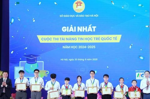 Nhiều học sinh Hà Nội đạt mức điểm cao nhất theo chuẩn Tin học quốc tế