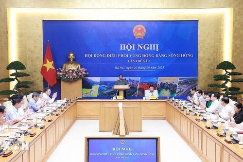 Thủ tướng chủ trì Hội nghị Hội đồng điều phối vùng Đồng bằng sông Hồng