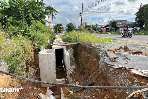 Chậm tiến độ, công trường vắng lặng: Dự án quốc lộ 14B gặp khó khăn