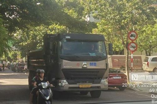 Xe ben vẫn 'tung hoành' trên đường cấm ở Quy Nhơn, CSGT xác minh phạt nguội