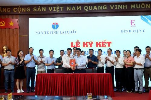 Ký kết hợp tác đào tạo, hỗ trợ chuyên môn giữa Bệnh viện E và Sở Y tế tỉnh Lai Châu
