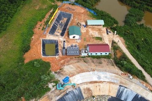 Khắc phục xong sự cố vỡ hố chứa rác ở Quảng Ngãi