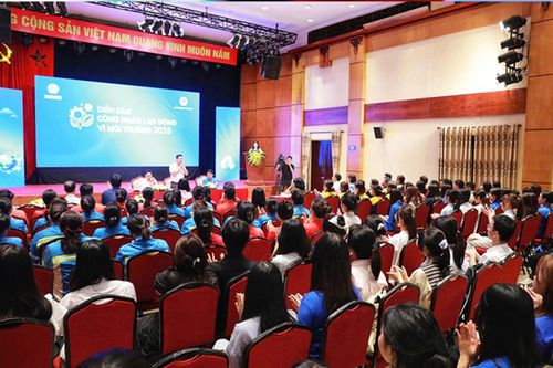 Chung tay vì một Hà Nội xanh - sạch - đẹp: Điểm nhấn từ diễn đàn công nhân lao động vì môi trường