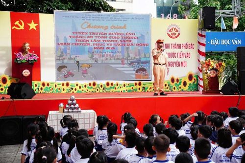 Khởi động chuỗi tuyên truyền văn hóa an toàn giao thông học đường tại TP. HCM