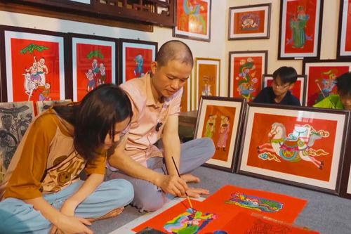 Tranh dân gian kể chuyện quê hương