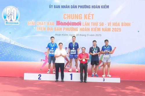 Chung kết giải chạy Báo Hànôịmới phường Hoàn Kiếm
