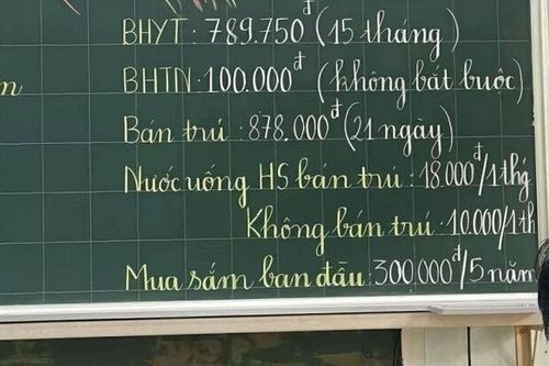 Phụ huynh hoang mang khi thấy khoản thu 'bảo hiểm thất nghiệp 100.000/tháng' khi đi họp đầu năm cho con lớp 1