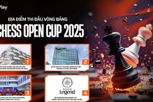 Hơn 1000 kỳ thủ tranh tài tại giải cờ vua trực tuyến EChess Open Cup 2025