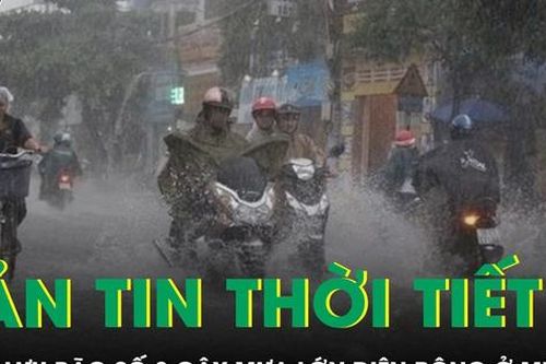 Bản tin thời tiết: Hoàn lưu bão số 8 gây mưa lớn diện rộng ở miền Bắc