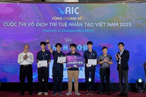 Trường trung học phổ thông Chuyên Hà Nội-Amsterdam chiến thắng tại cuộc thi Vô địch trí tuệ nhân tạo Việt Nam 2025