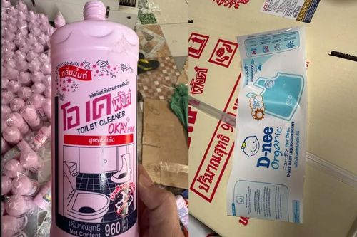 Triệt phá đường dây sản xuất nước giặt, nước tẩy rửa giả quy mô lớn ở TP Hồ Chí Minh