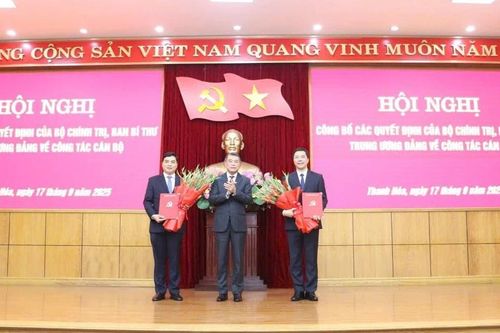 Công tác nhân sự chủ chốt của các tỉnh, thành tuần qua