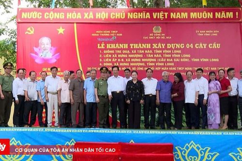 Vĩnh Long khánh thành 4 cây cầu, mở rộng kết nối giao thông nông thôn