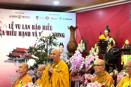 Ý nghĩa sâu sắc của bông hoa vàng chư tăng cài ngực áo dịp lễ Vu lan