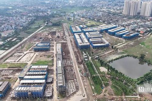 Hà Nội: Toàn cảnh dự án gần 14.000 tỷ đồng đang được xây dựng tại xã Ô Diên
