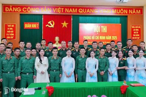 Quân khu 7 chấm thi phòng Hồ Chí Minh tại Đồng Nai