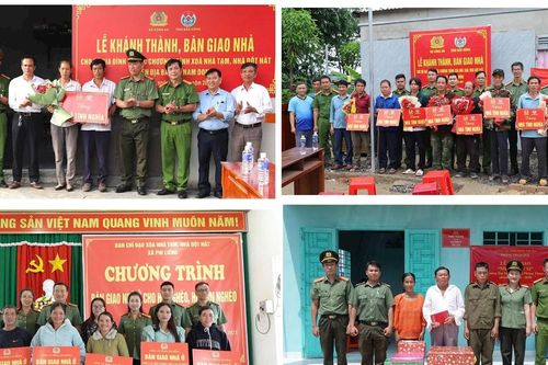 Công an Lâm Đồng chung tay, góp sức xóa nhà tạm, nhà dột nát