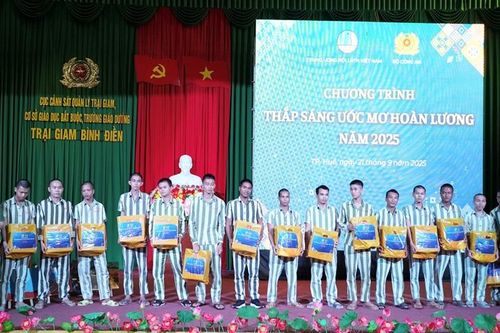 Thắp sáng ước mơ hoàn lương cho phạm nhân tại Trại giam Bình Điền
