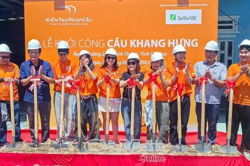 Khởi công cầu Khang Hưng tại xã Vĩnh Thanh