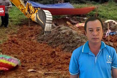 Khởi tố kẻ lái máy xúc đào xới mộ tại Hưng Yên