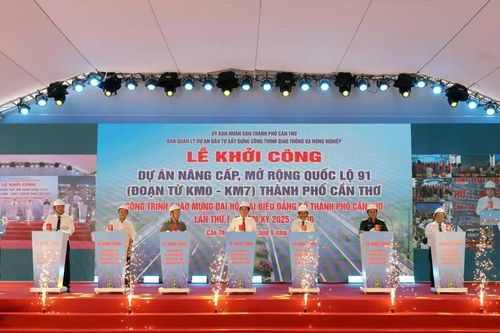 Cần Thơ: khởi công, khánh thành 18 dự án chào mừng Đại hội đại biểu Đảng bộ Thành phố