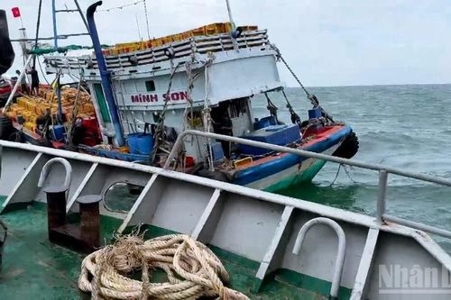 Bộ đội Biên phòng Cần Thơ cứu nạn thành công một phương tiện vào bờ an toàn