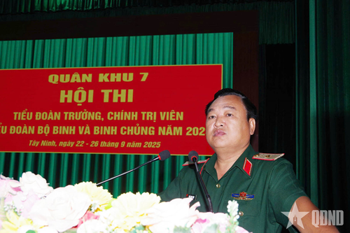 Quân khu 7 khai mạc Hội thi Tiểu đoàn trưởng, chính trị viên tiểu đoàn