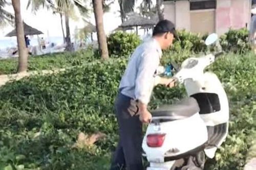 Cơ quan chức năng thông tin về clip 'bảo vệ bãi biển Đà Nẵng xô ngã xe máy du khách'