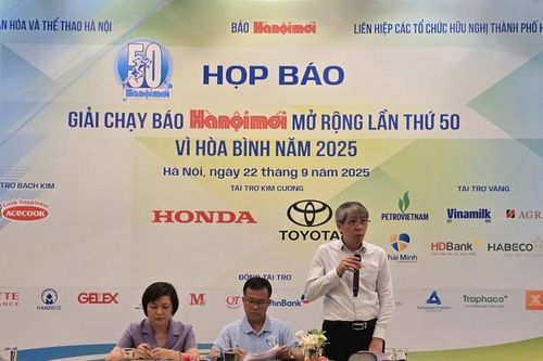 Giải chạy báo Hànôịmới mở rộng lần thứ 50 vì hòa bình: Điểm nhấn đặc biệt kỷ niệm 71 năm giải phóng Thủ đô