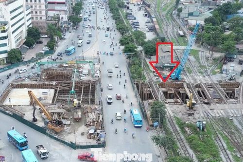 Cận cảnh các 'nút thắt' làm lỡ hẹn thông xe hầm chui Giải Phóng - Kim Đồng