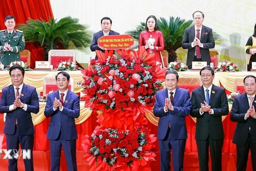 Chủ tịch Quốc hội Trần Thanh Mẫn dự Đại hội Đại biểu Đảng bộ tỉnh Khánh Hòa