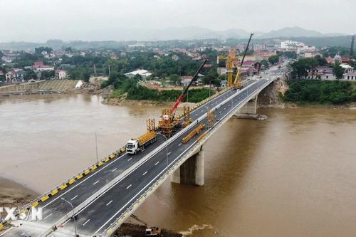Phú Thọ: Cầu Phong Châu mới sẽ khánh thành vào ngày 28/9