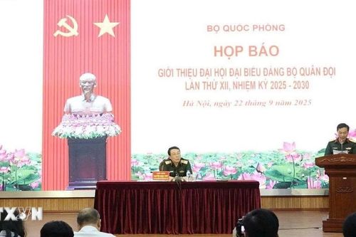 Đại hội đại biểu Đảng bộ Quân đội lần thứ XII diễn ra từ ngày 29/9-2/10