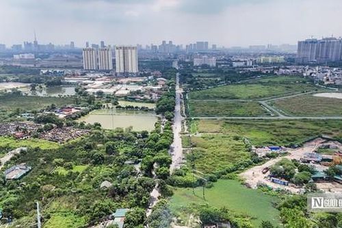 Hiện trạng tuyến đường được đầu tư hơn 2.800 tỷ đồng ở Hà Nội