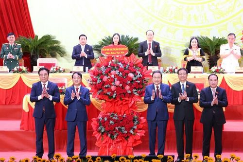 Chủ tịch Quốc hội Trần Thanh Mẫn dự Đại hội đại biểu Đảng bộ tỉnh Khánh Hòa lần thứ I