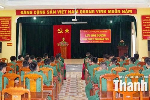 Đảng ủy Quân sự tỉnh khai mạc bồi dưỡng lớp nhận thức về Đảng