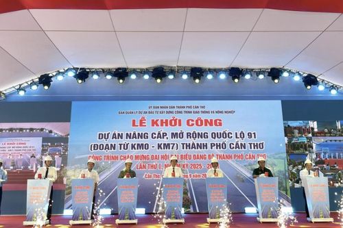 Cần Thơ khởi công, khánh thành 18 công trình lớn