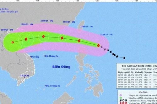 Siêu bão Ragasa gió mạnh cấp 17, giật trên cấp 17 và có khả năng mạnh thêm