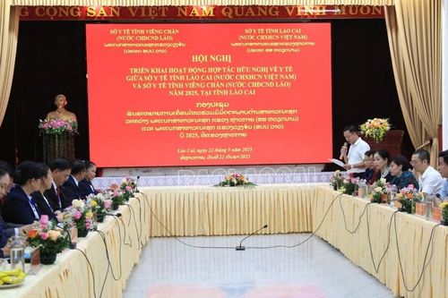 Sở Y tế Lào Cai triển khai hoạt động hợp tác hữu nghị về y tế năm 2025 với Sở Y tế tỉnh Viêng Chăn
