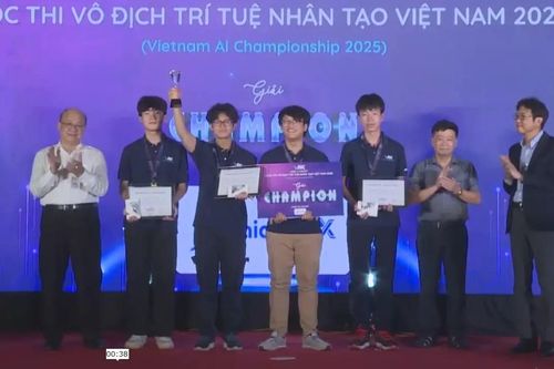 Học sinh Hà Nội thắng Trí tuệ nhân tạo Việt Nam 2025