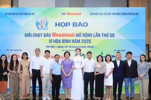 Họp báo Giải chạy Báo Hànôịmới mở rộng lần thứ 50 - Vì hòa bình năm 2025